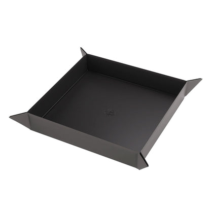 Gamegenic Magnetic Dice Tray Square in Schwarz/Grau