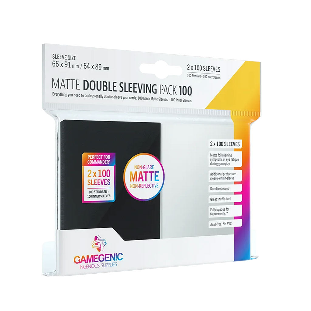 Gamegenic Matte Double Sleeving Pack 100