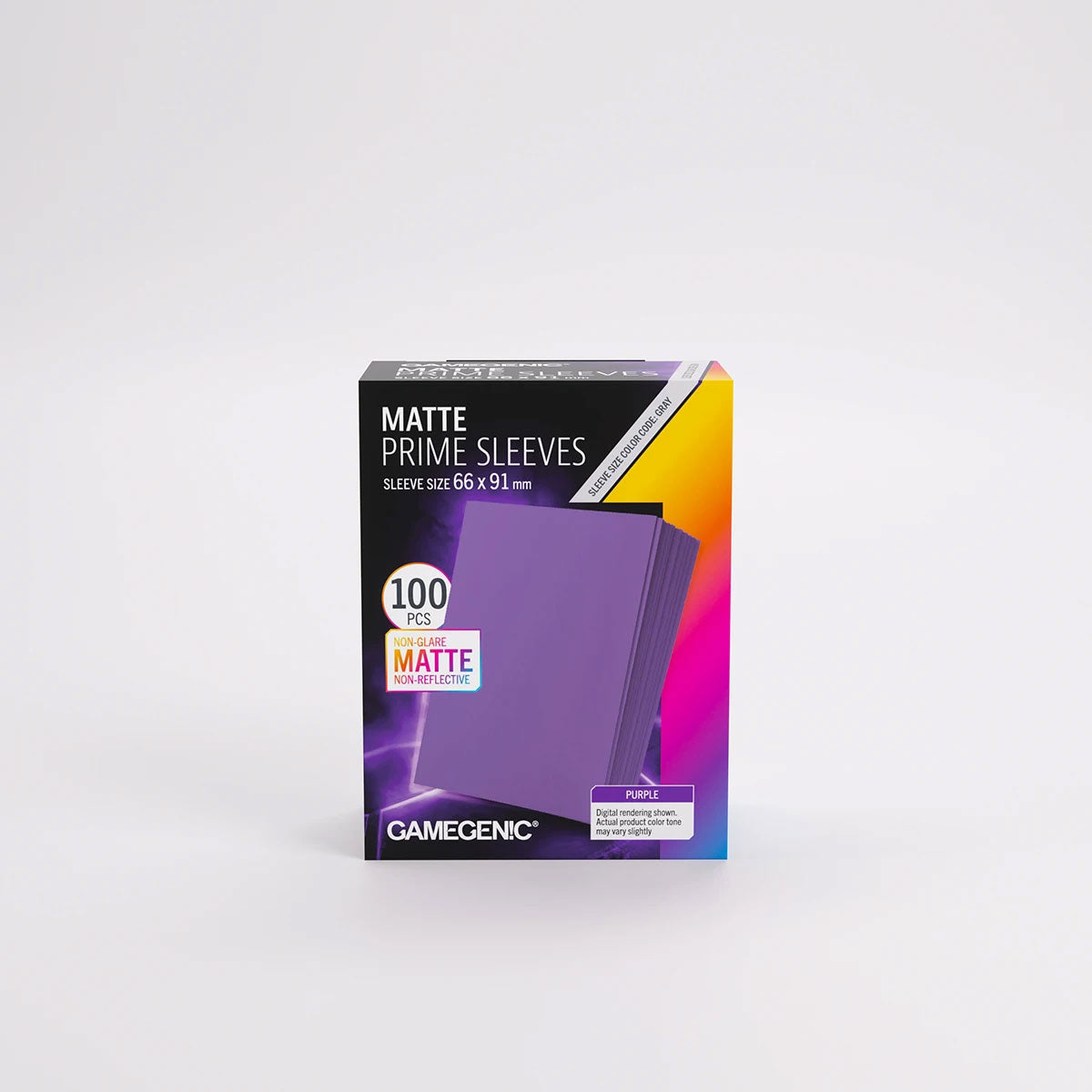 Gamegenic Matte Prime Sleeves: Standard Size in Lila Front