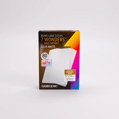 Gamegenic Matte Sleeves: 7 Wonders ...and more! Front