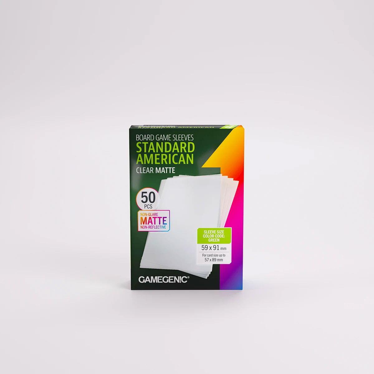Gamegenic Matte Sleeves: Standard American Vorderseite