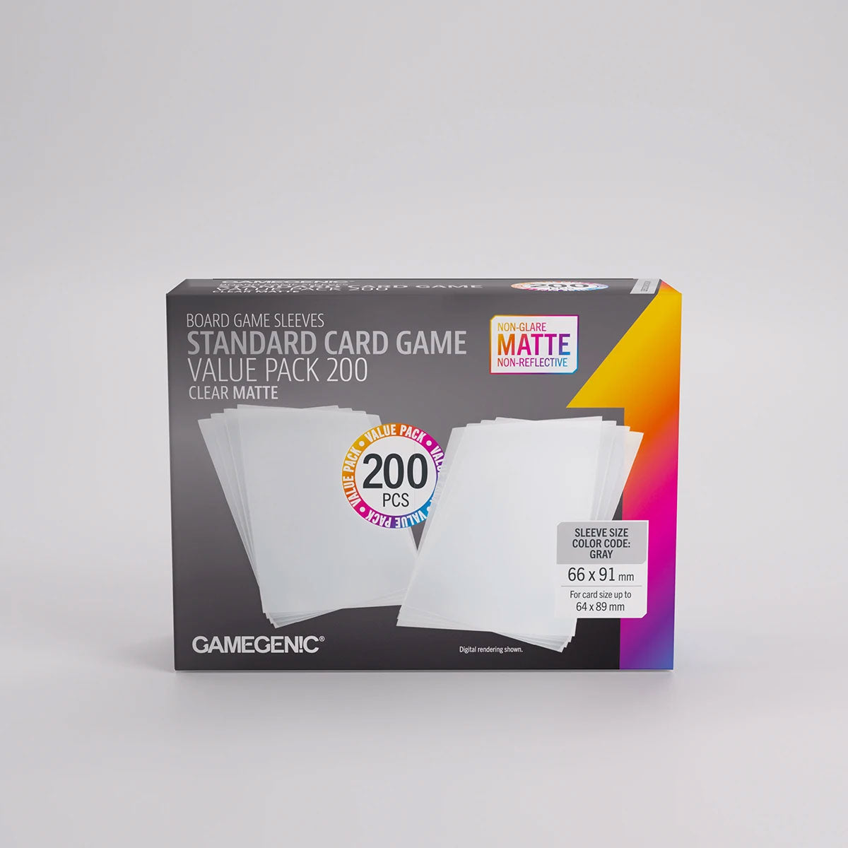 Gamegenic Matte Sleeves: Standard Card Game Front