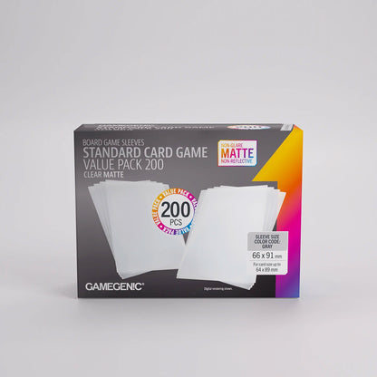Gamegenic Matte Sleeves: Standard Card Game Front