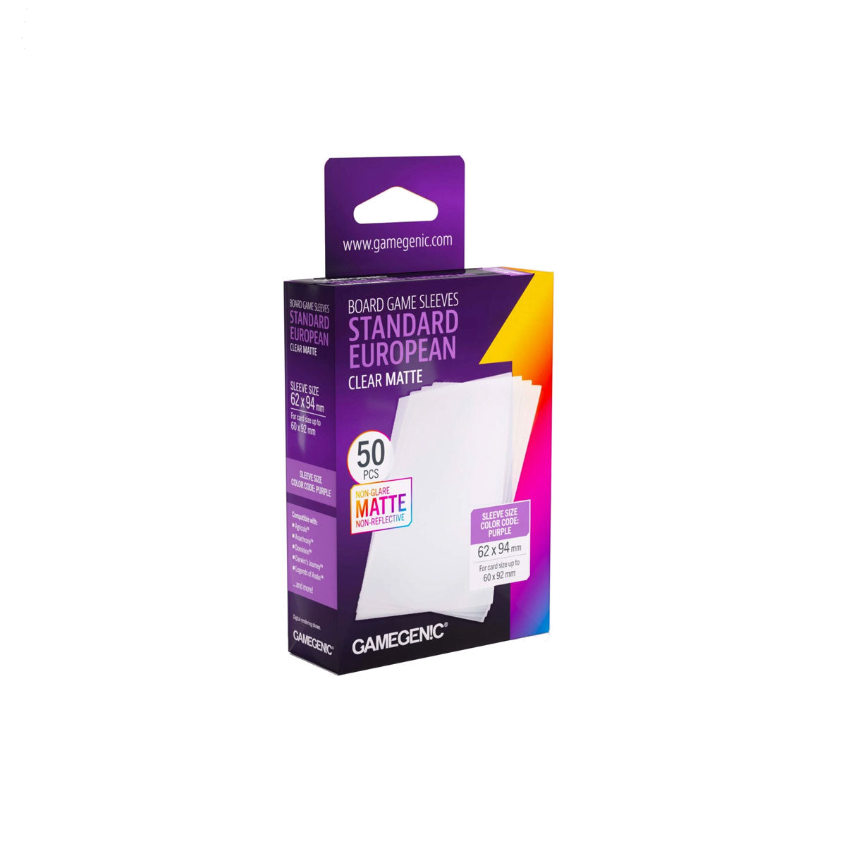 Gamegenic Matte Sleeves: Standard European