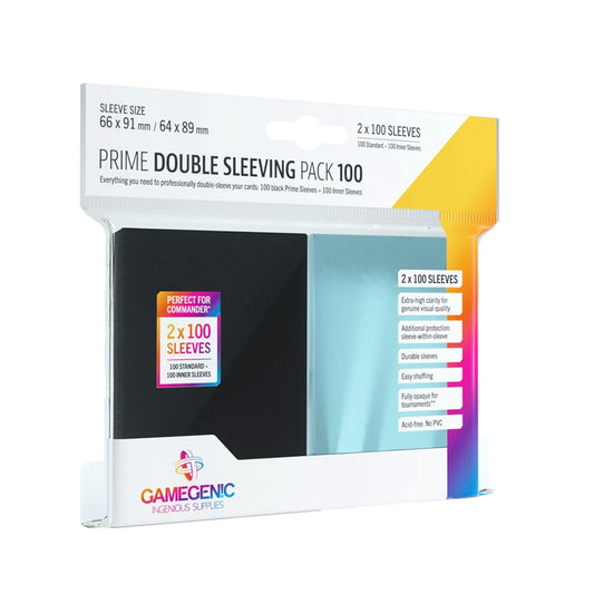 Gamegenic Prime Double Sleeving Pack 100