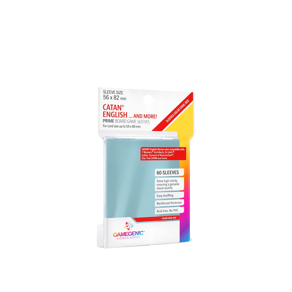 Gamegenic Prime Sleeves: RED