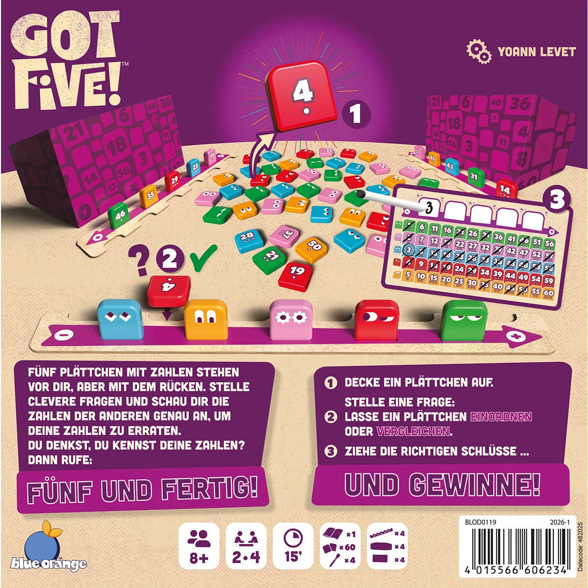 Got Five! Rückseite