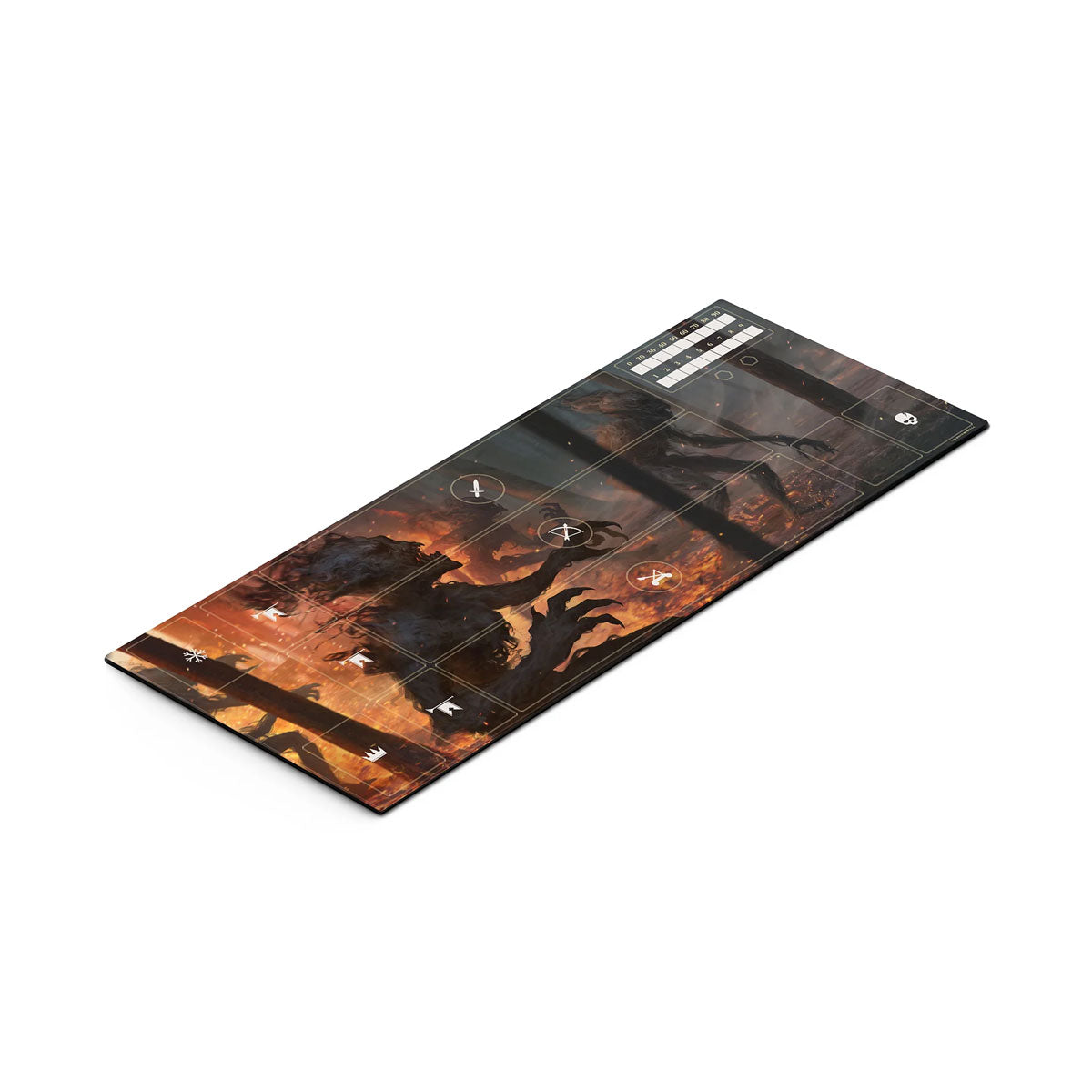 Gwent Neoprene Mat - Monsters Detail