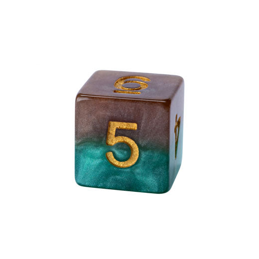 Halfsies Dice: Treant Dice (Premium 7er Würfelset)