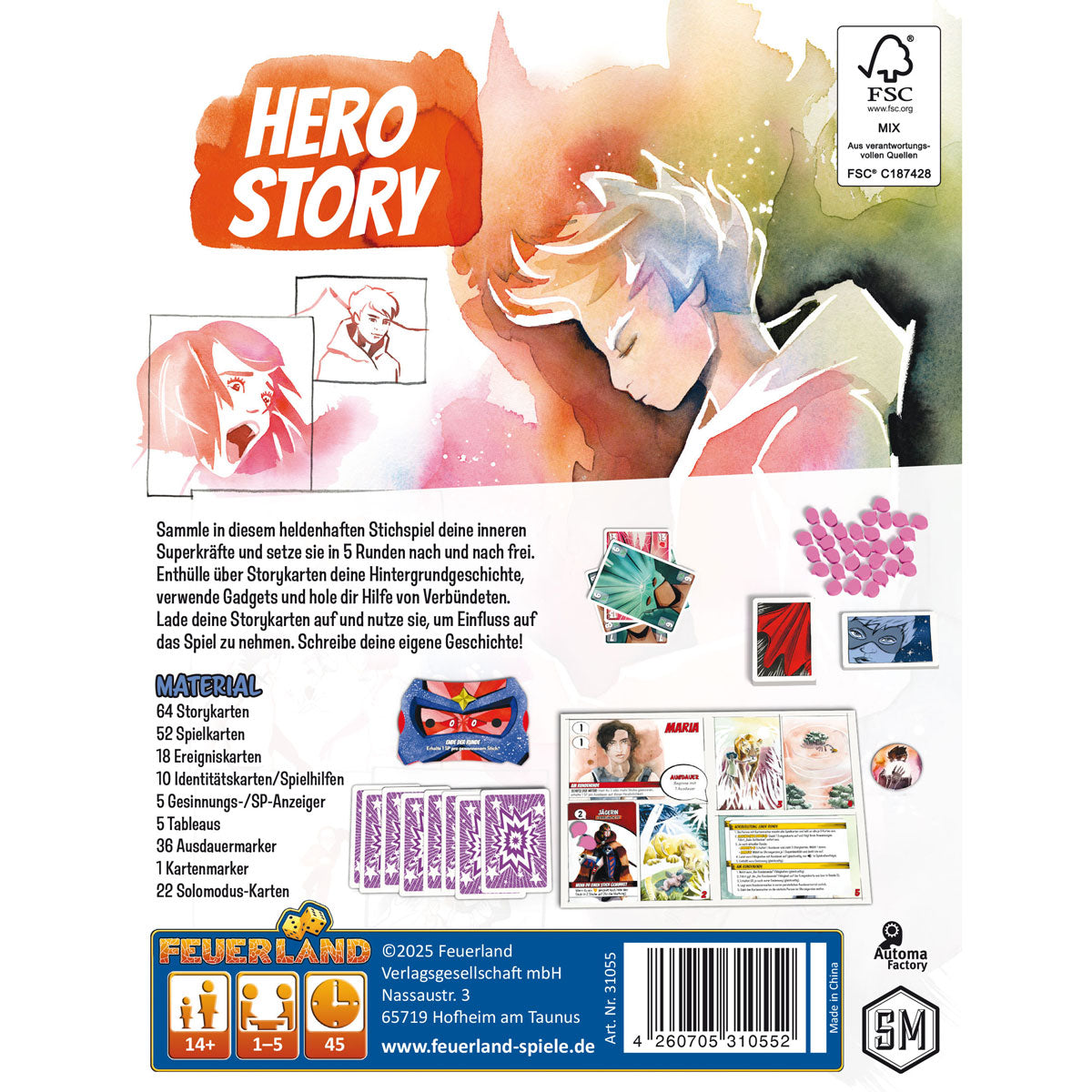 Hero Story Rückseite