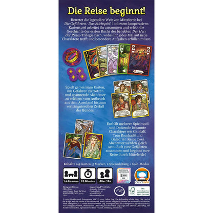 Der Herr der Ringe: Die Gefährten – Das Stichspiel Rückseite