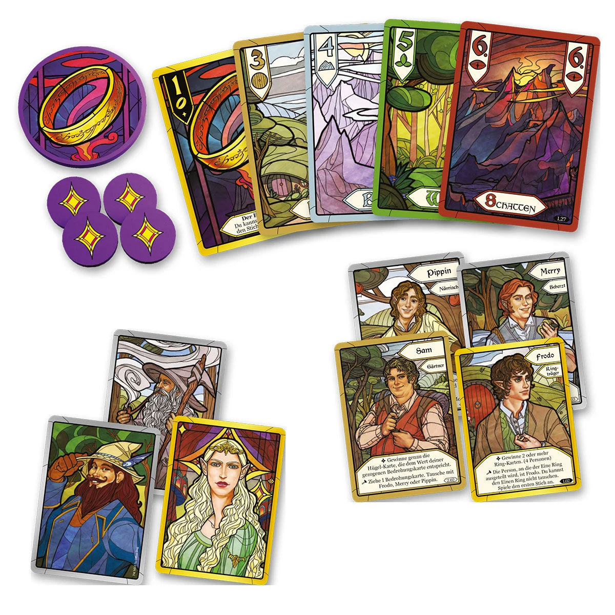 Der Herr der Ringe: Die Gefährten – Das Stichspiel Detail