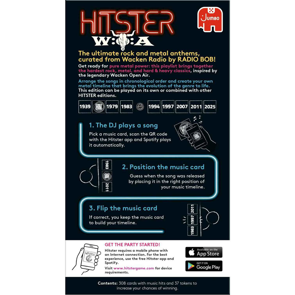 Hitster - Wacken Rückseite