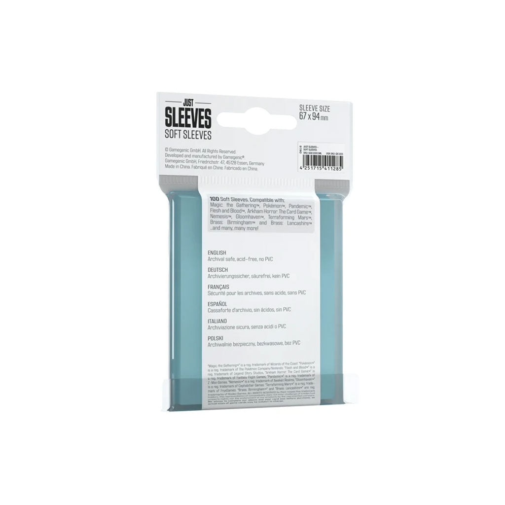 Gamegenic Just Sleeves: Soft Sleeves Rückseite