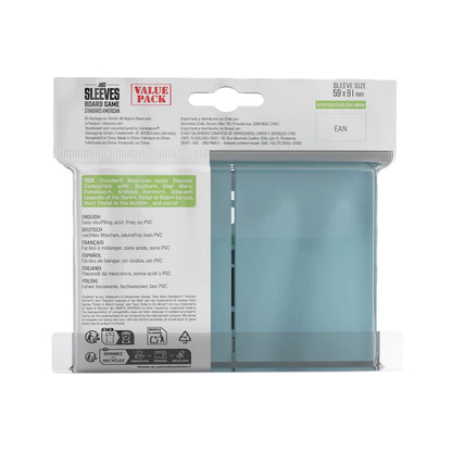 Gamegenic Just Sleeves: GREEN (59x91mm) - Value Pack Rückseite