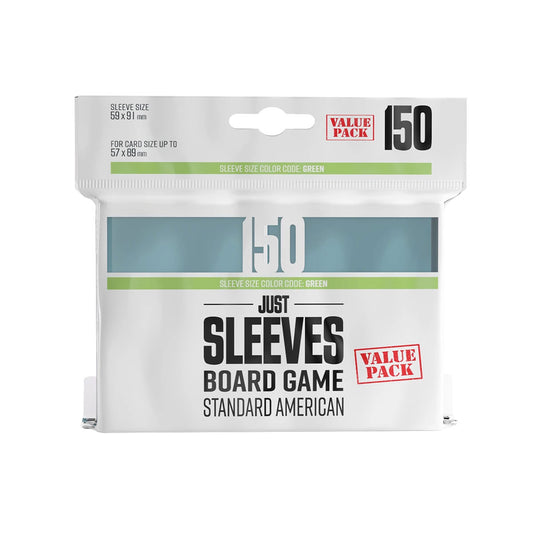 Gamegenic Just Sleeves: GREEN (59x91mm) - Value Pack