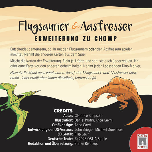 Chomp: Flugsaurier & Aasfresser (Erweiterung)