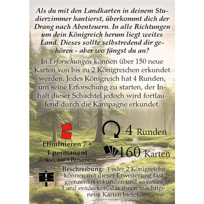 Königreich Legacy - Erforschungen Rückseite