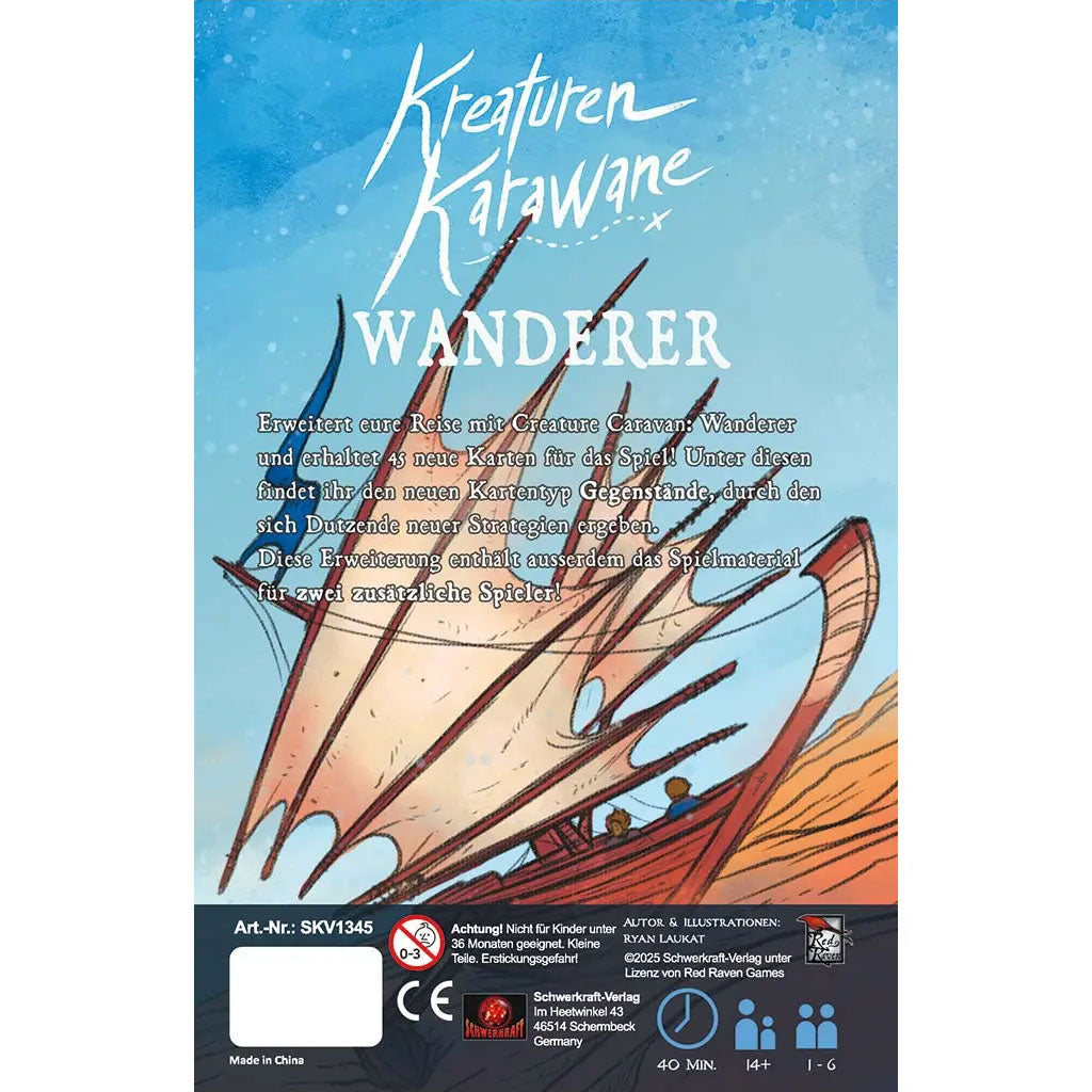 Kreaturen-Karawane: Wanderer Rückseite