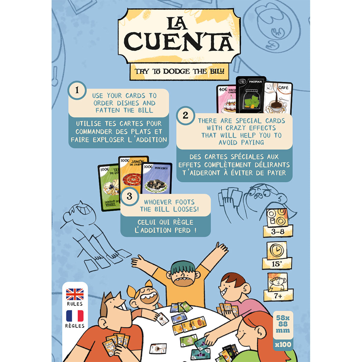 La Cuenta (EN) Rückseite