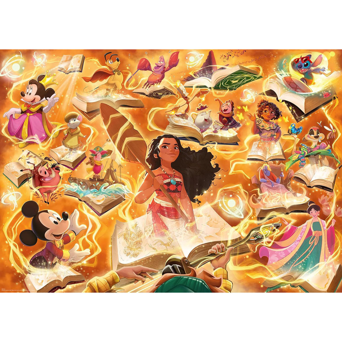 Disney Lorcana: Puzzle Glimmers of the Realm - Amber Detail