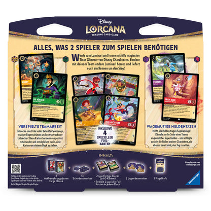 Disney Lorcana: Unbekannte Wildnis - 2-Spieler-Starterdeck Rückseite