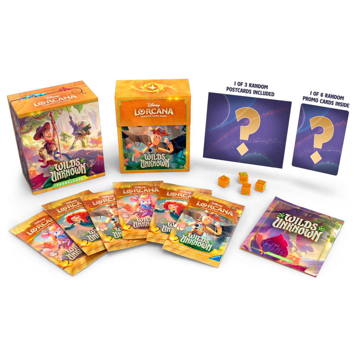 Disney Lorcana: Unbekannte Wildnis - Pre-Release Pack Detail
