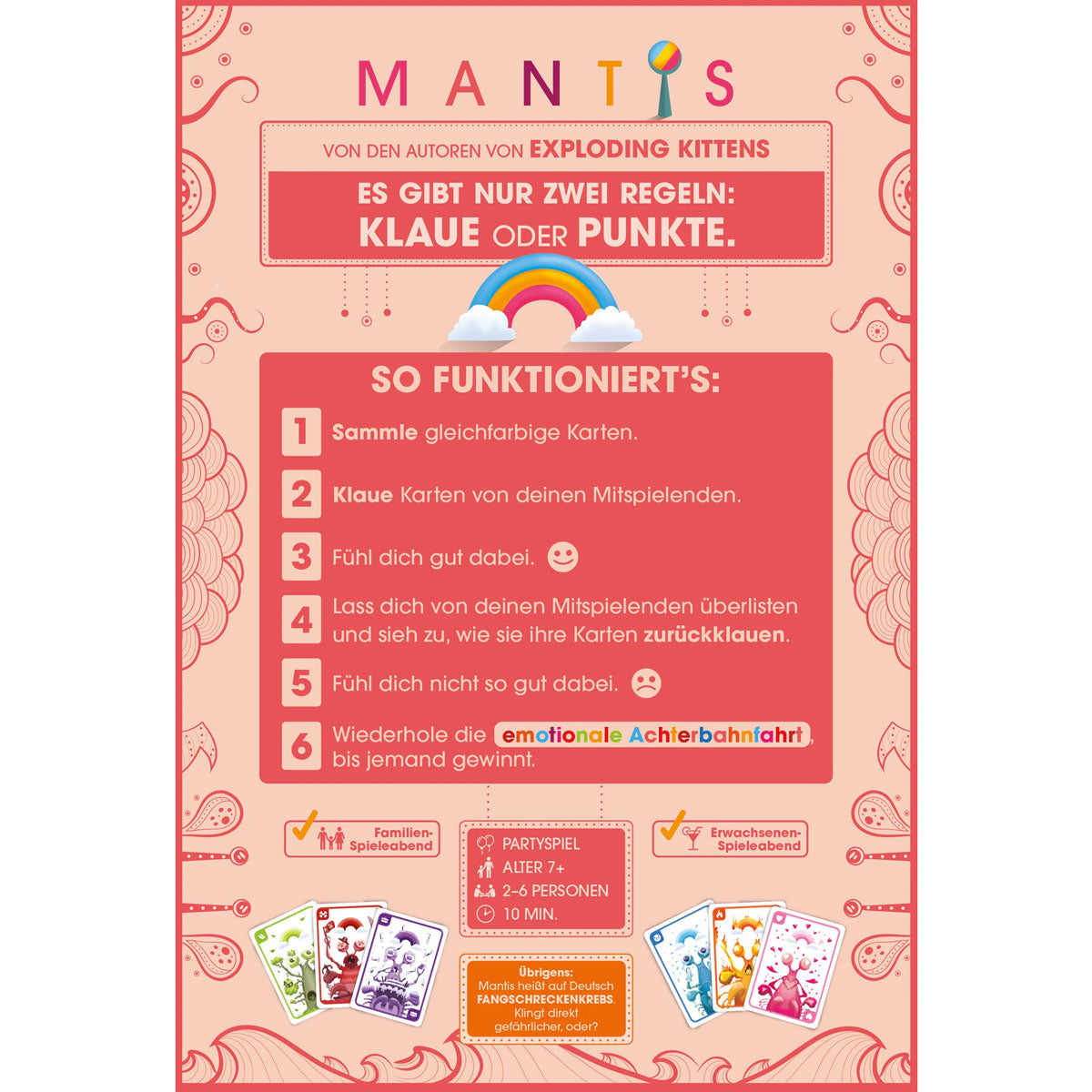 Mantis Rückseite