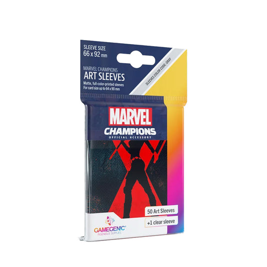 Marvel Champions Art Sleeves - Black Widow