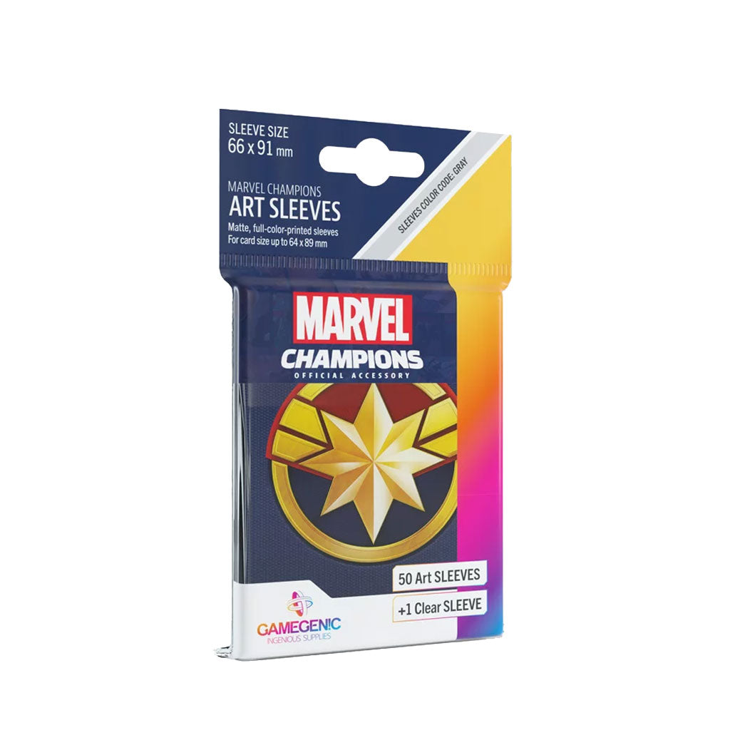 Marvel Champions Art Sleeves - Captain Marvel
