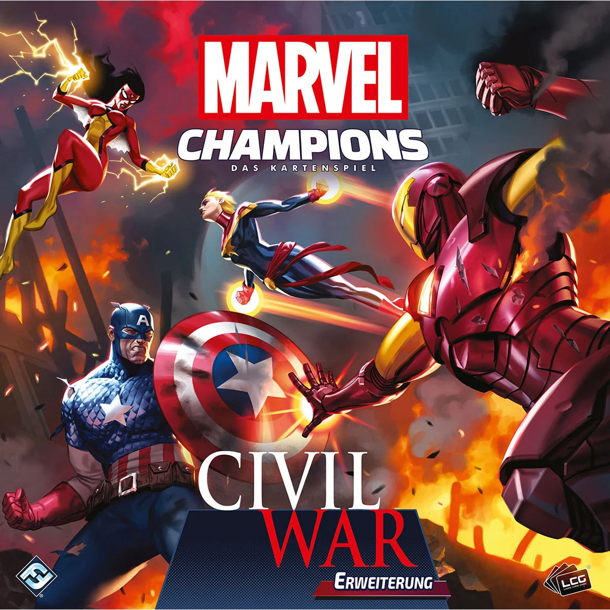 Marvel Champions: Das Kartenspiel - Civil War Cover