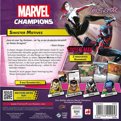 Marvel Champions: Das Kartenspiel - Sinister Motives (Erweiterung)