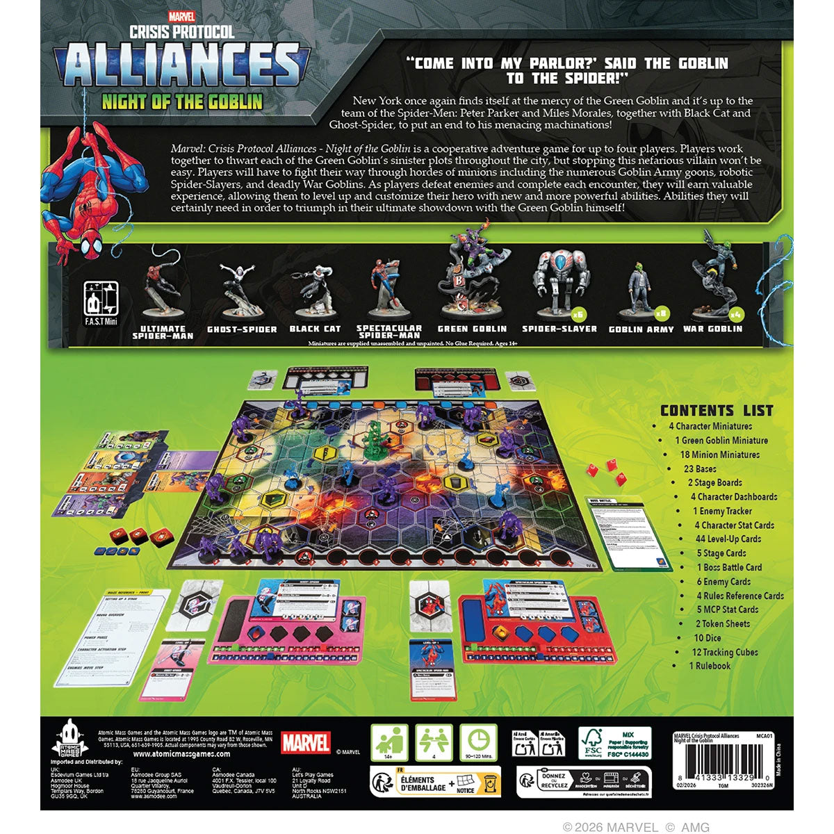 Marvel: Crisis Protocol - Alliances: Night of the Goblin Rückseite