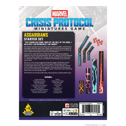 Marvel: Crisis Protocol - Asgardians Starter Set Rückseite