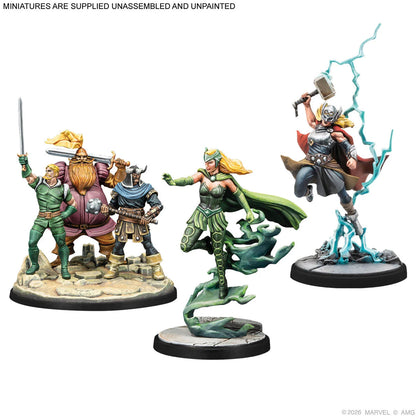 Marvel: Crisis Protocol - Asgardians Starter Set Detail
