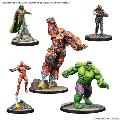 Marvel: Crisis Protocol - Avengers Brains & Brawn Character Pack Detail