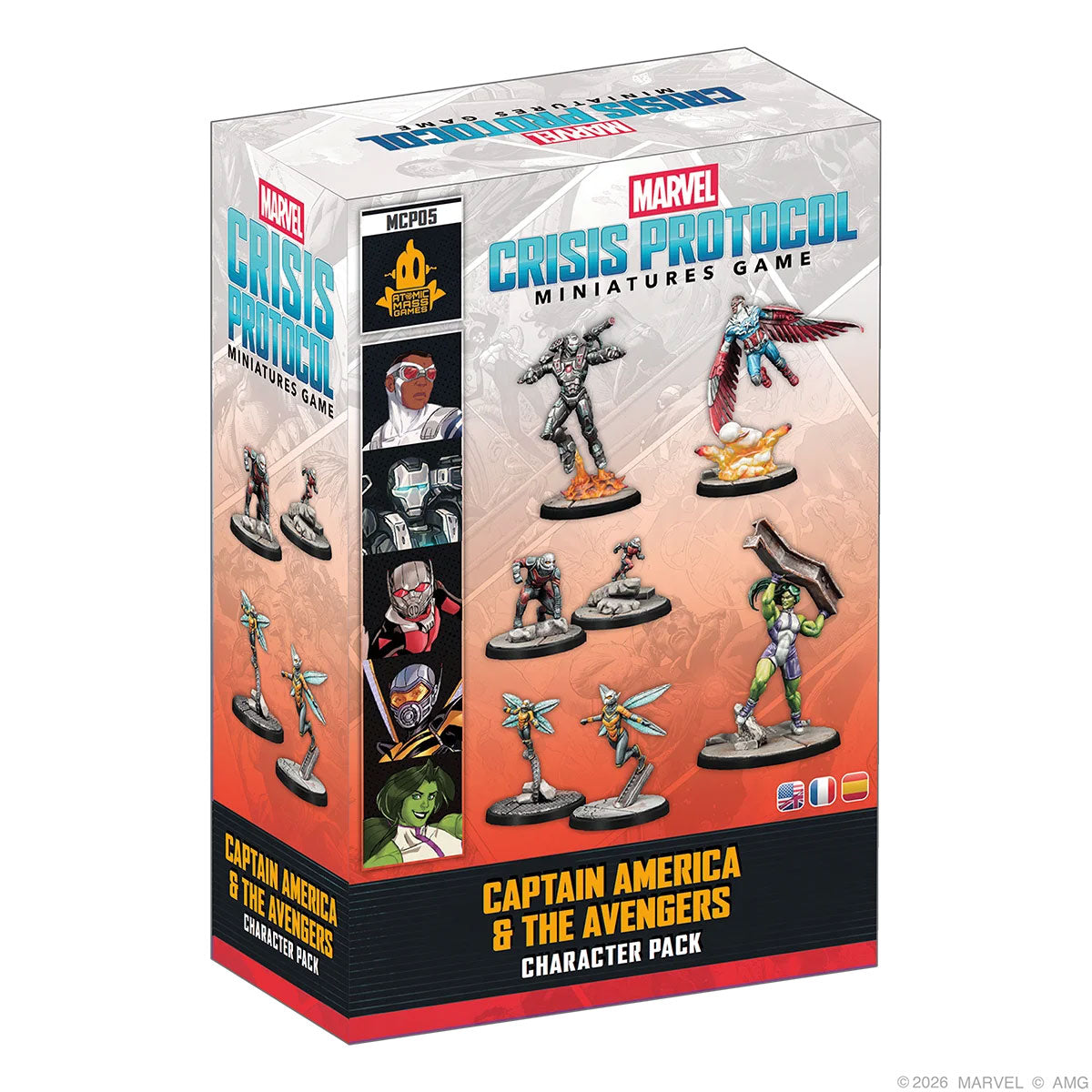 Marvel: Crisis Protocol - Captain America & the Avengers Character Pack