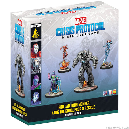 Marvel: Crisis Protocol - Iron Lad, Iron Monger, Kang the Conquerer & Rescue Character Pack