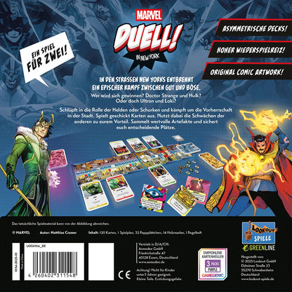 MARVEL: Duell! In New York Rückseite