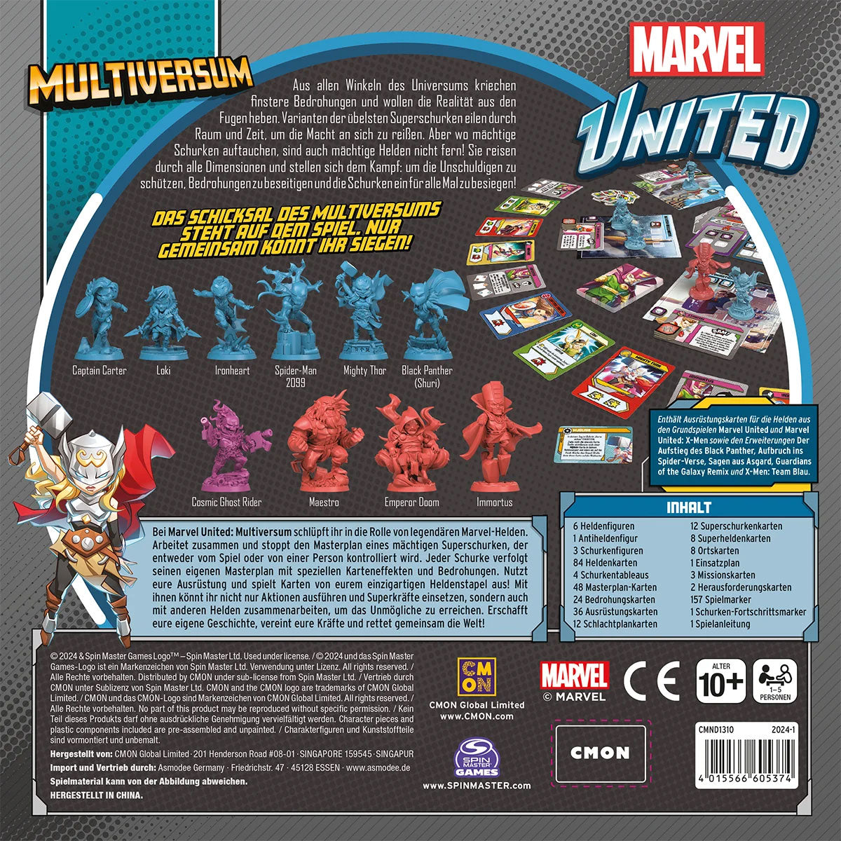 Marvel United: Multiversum Rückseite