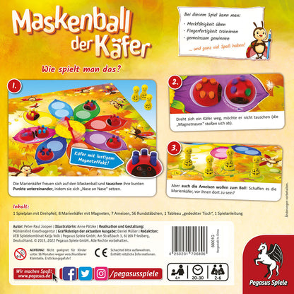 Maskenball der Käfer Rückseite