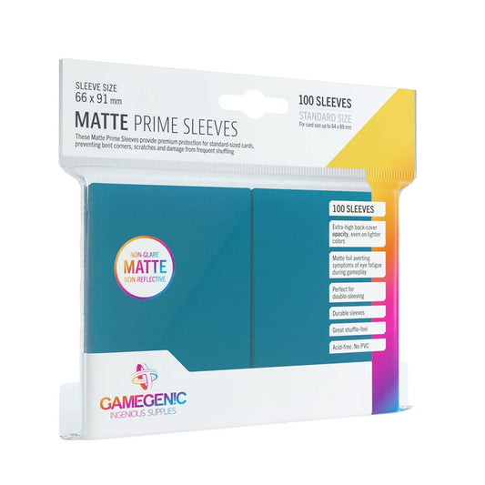 Gamegenic Matte Prime Sleeves: Standard Size in Blau