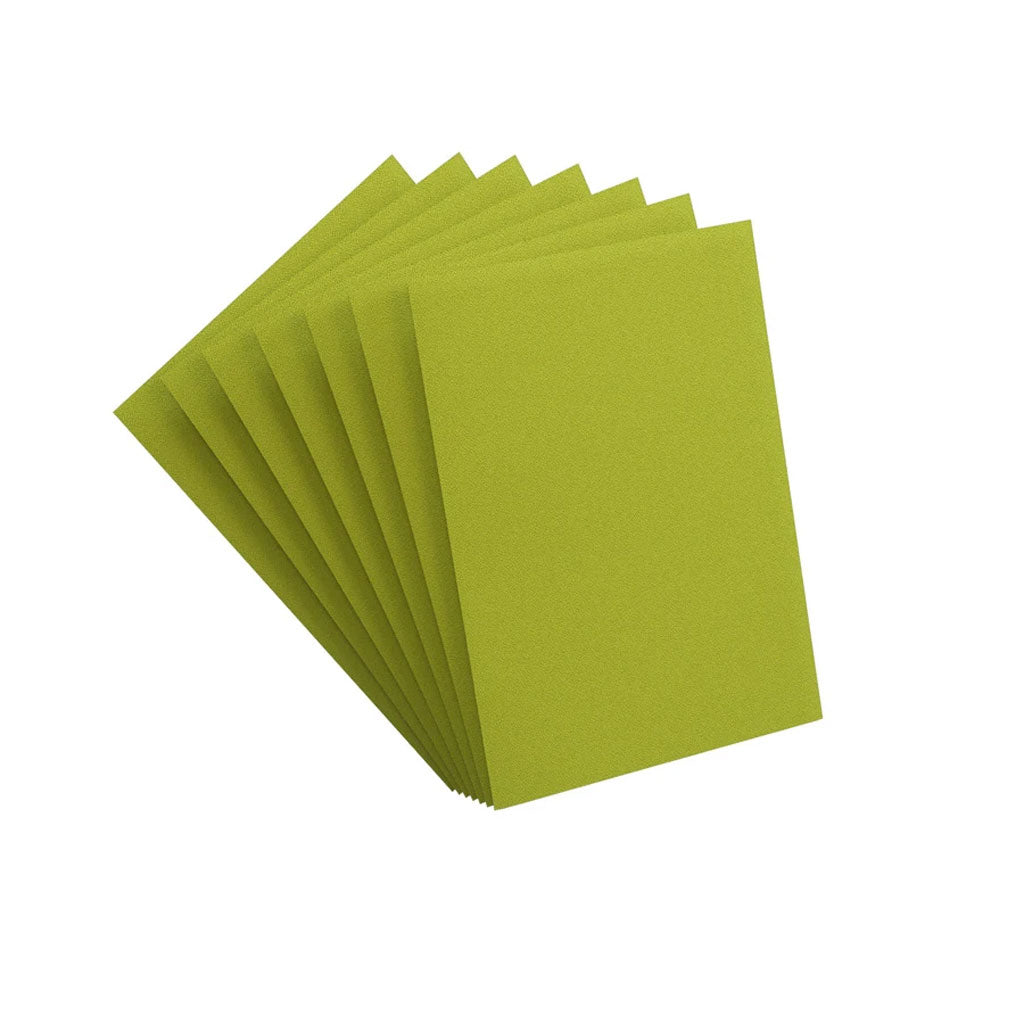 Gamegenic Matte Prime Sleeves: Standard Size in Lime Detail