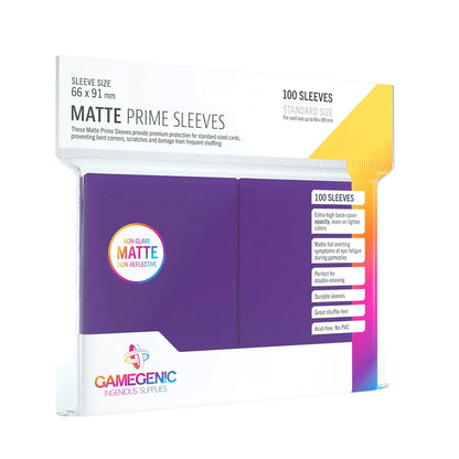 Gamegenic Matte Prime Sleeves: Standard Size in Lila