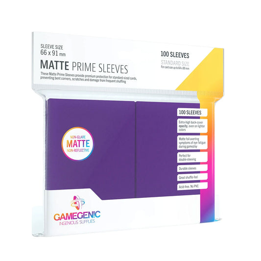 Gamegenic Matte Prime Sleeves: Standard Size in Lila
