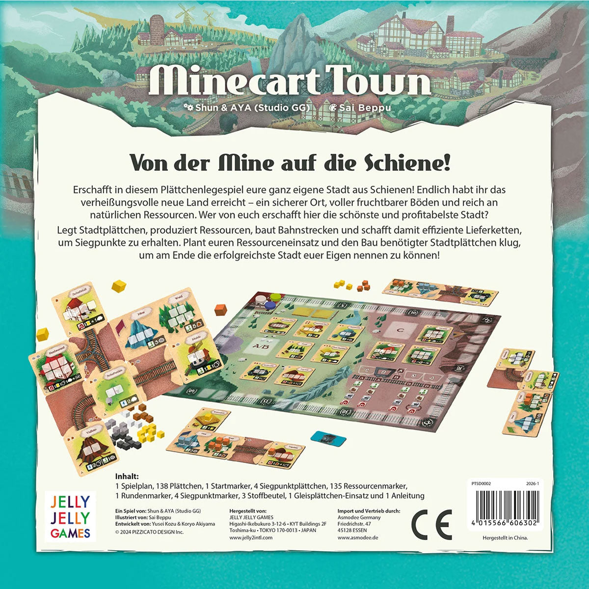 Minecart Town Rückseite