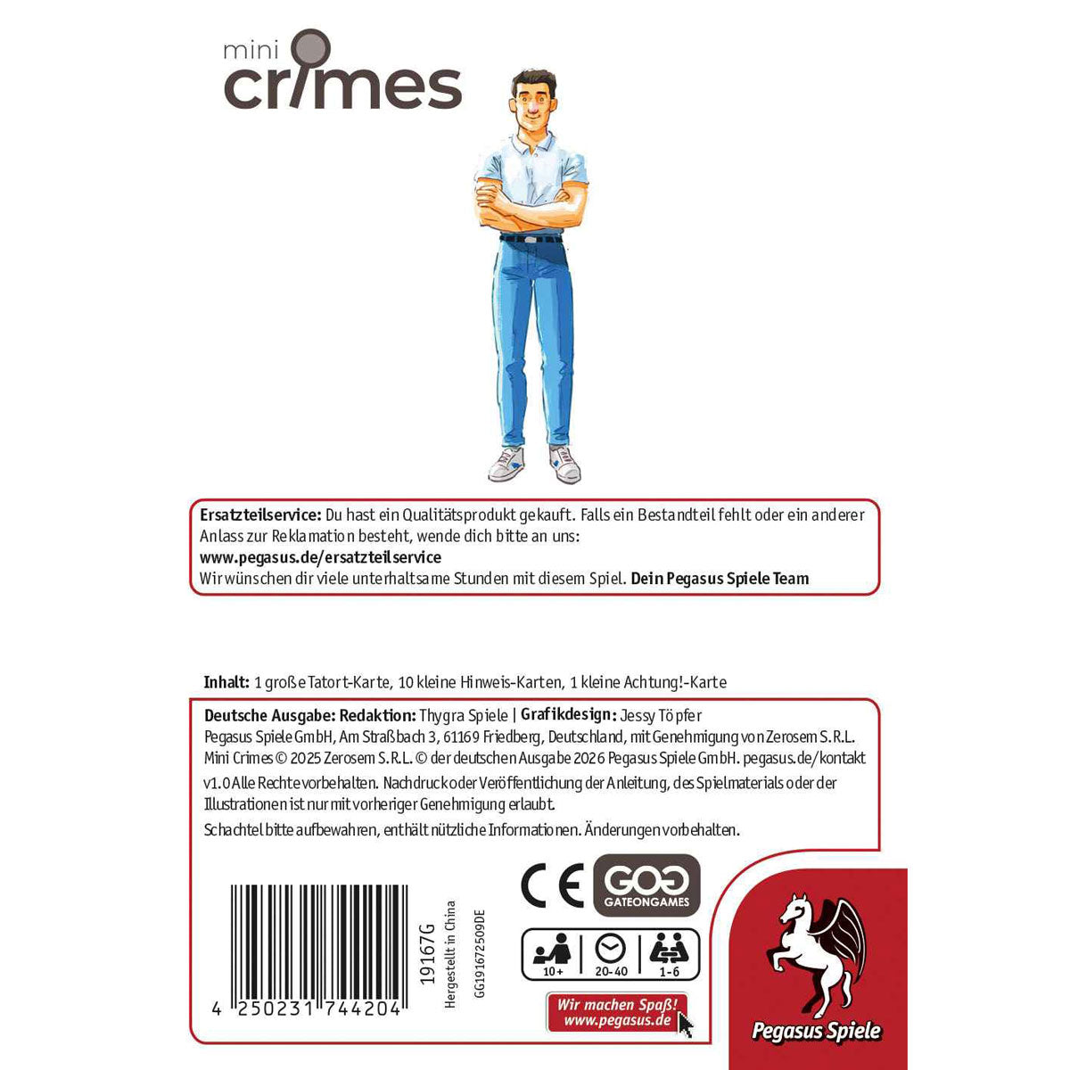 MiniCrimes - Die beste Verteidigung Rückseite