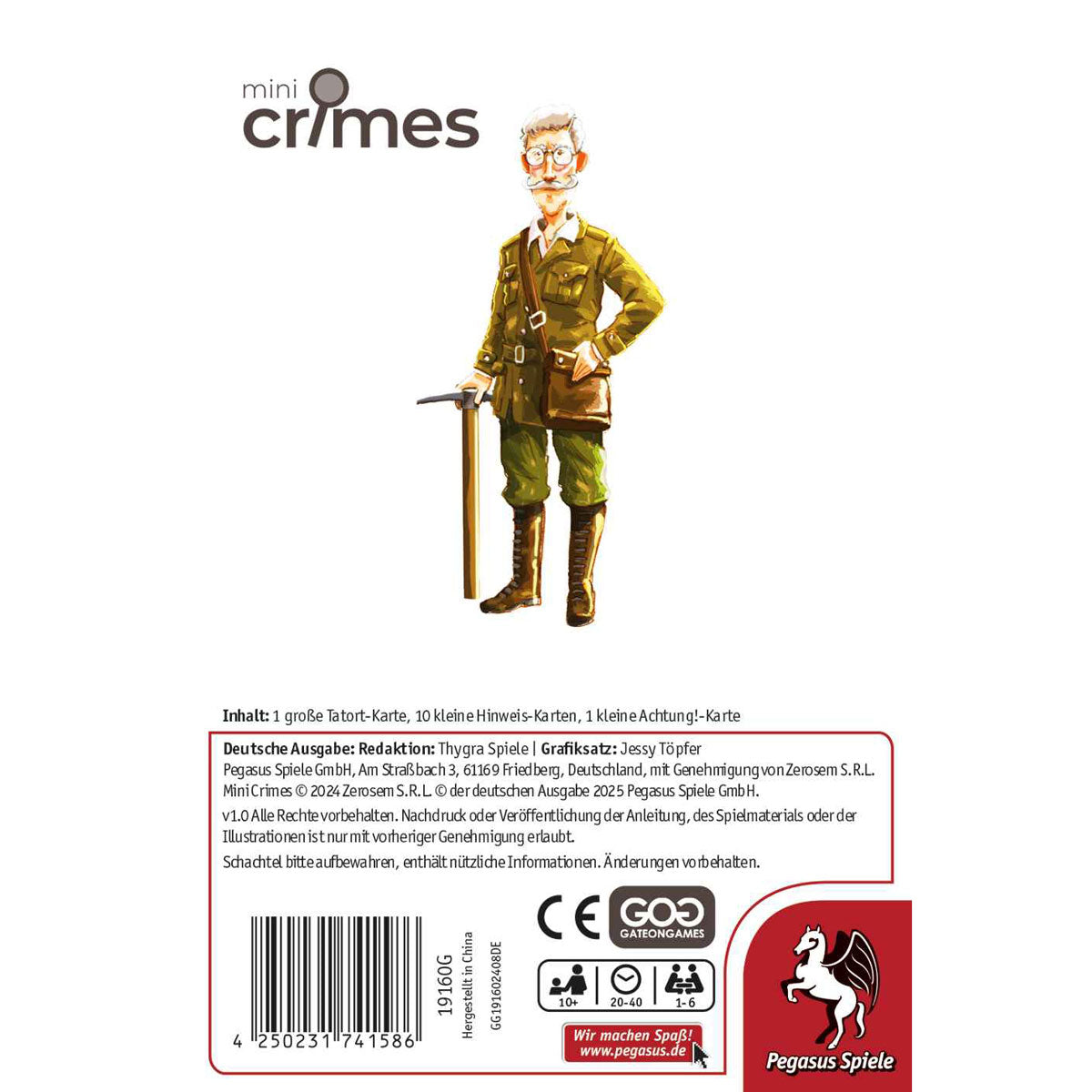 MiniCrimes - Zu tief gegraben Rückseite