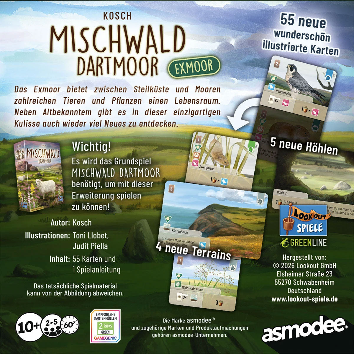 Mischwald - Dartmoor: Exmoor Rückseite