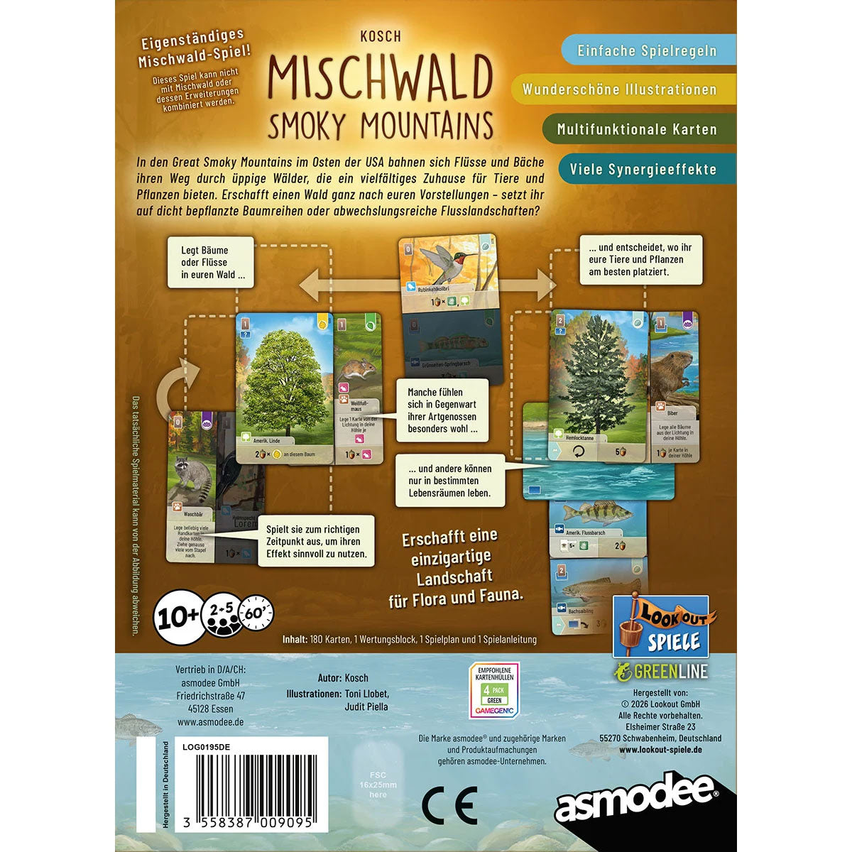 Mischwald - Smoky Mountains Rückseite
